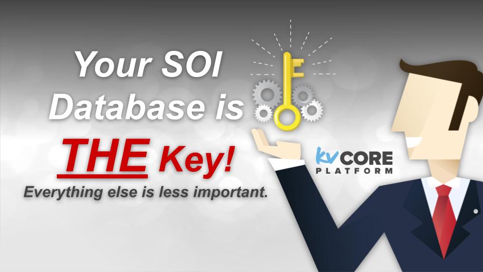 1 of 5 kvCORE Training – SOI DATABASE IS KEY