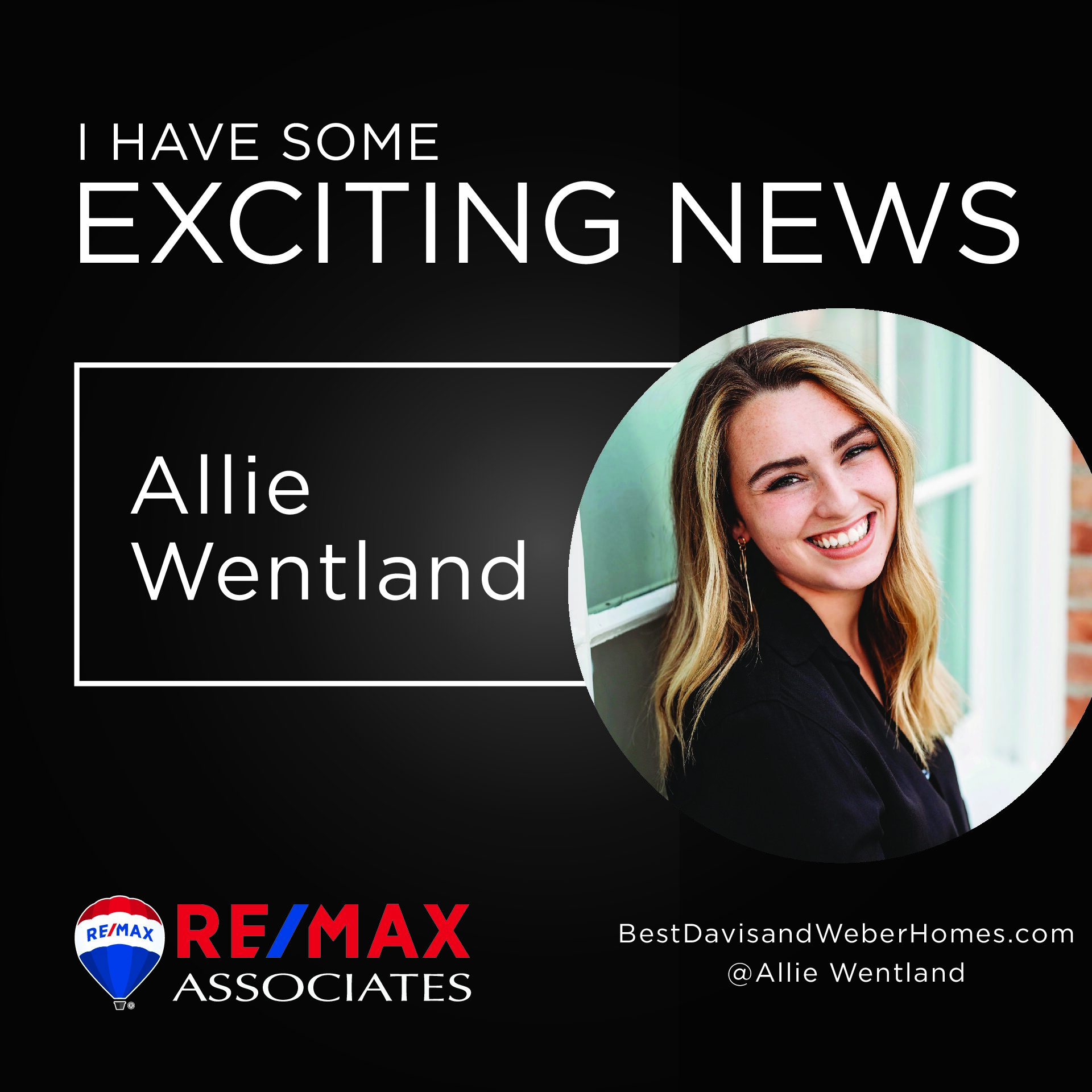 Welcome Allie Wentland!